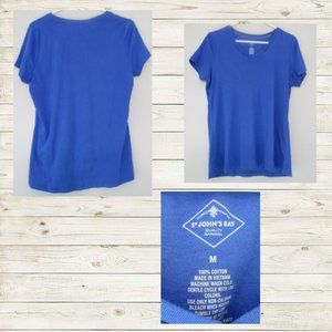 🌵 BLUE ST. JOHNS BAY TEE SIZE M